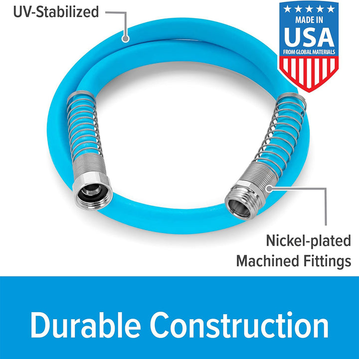 Camco EvoFlex 4ft Flexible PVC Drinking Water Hose for RV & Marine Use(Open Box) - VMInnovations