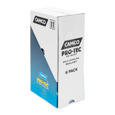Camco Pro Tec RV Roof 10.1 Fluid Ounce Self Leveling Roof Edge and Vent Sealant - VMInnovations