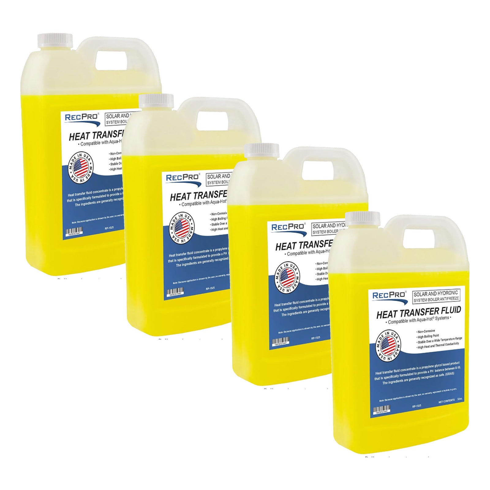 RecPro RV Boiler Antifreeze Compatible with Aqua Hot Heating Systems (4 Pack) - VMInnovations