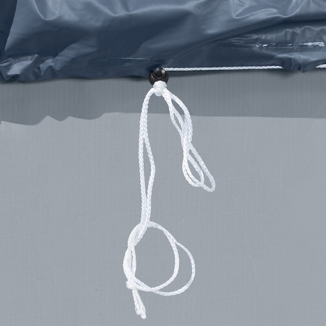 Funsicle 24’ Rectangular Pool Cover for Oasis and Activity Pools, Gray(Open Box)