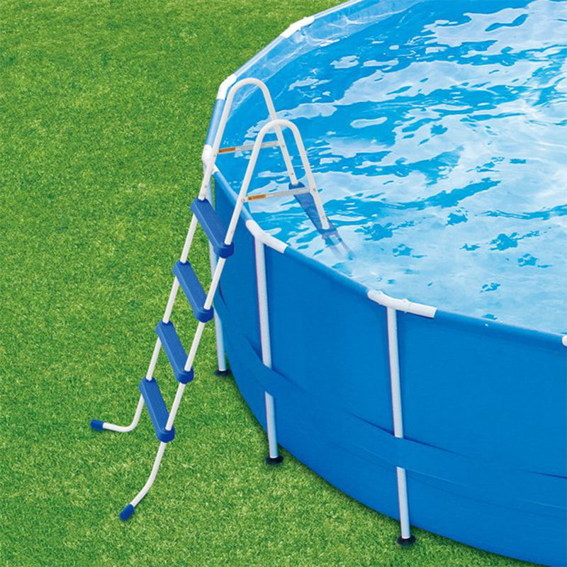 Funsicle 48 Inch SureStep 3 Stair Outdoor Above-Ground Swimming Pool Ladder