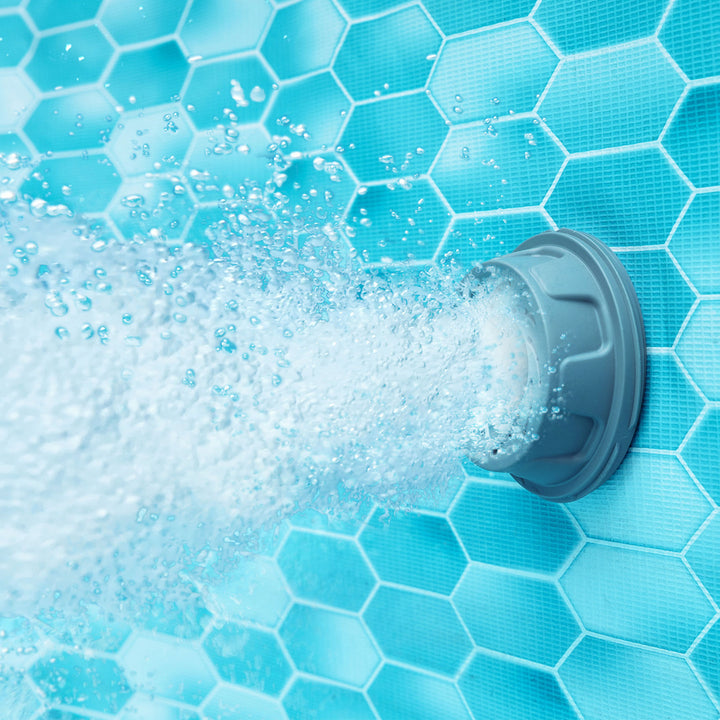 Funsicle 22' x 52" Oasis Designer Outdoor Above Ground Pool, Dark Chevron(Used)