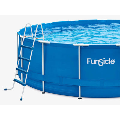 Funsicle 52 Inch SureStep 3 Stair Outdoor Above-Ground Swimming Pool Ladder