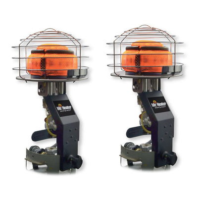 Mr. Heater 45,000 BTUs 540 Degree Safety Propane Tank Top Space Heater (2 Pack) - VMInnovations