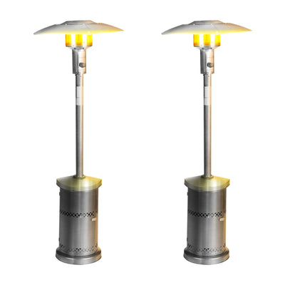 Four Seasons Courtyard 48,000 BTU Freestanding Backyard Patio Heater (2 Pack) - VMInnovations