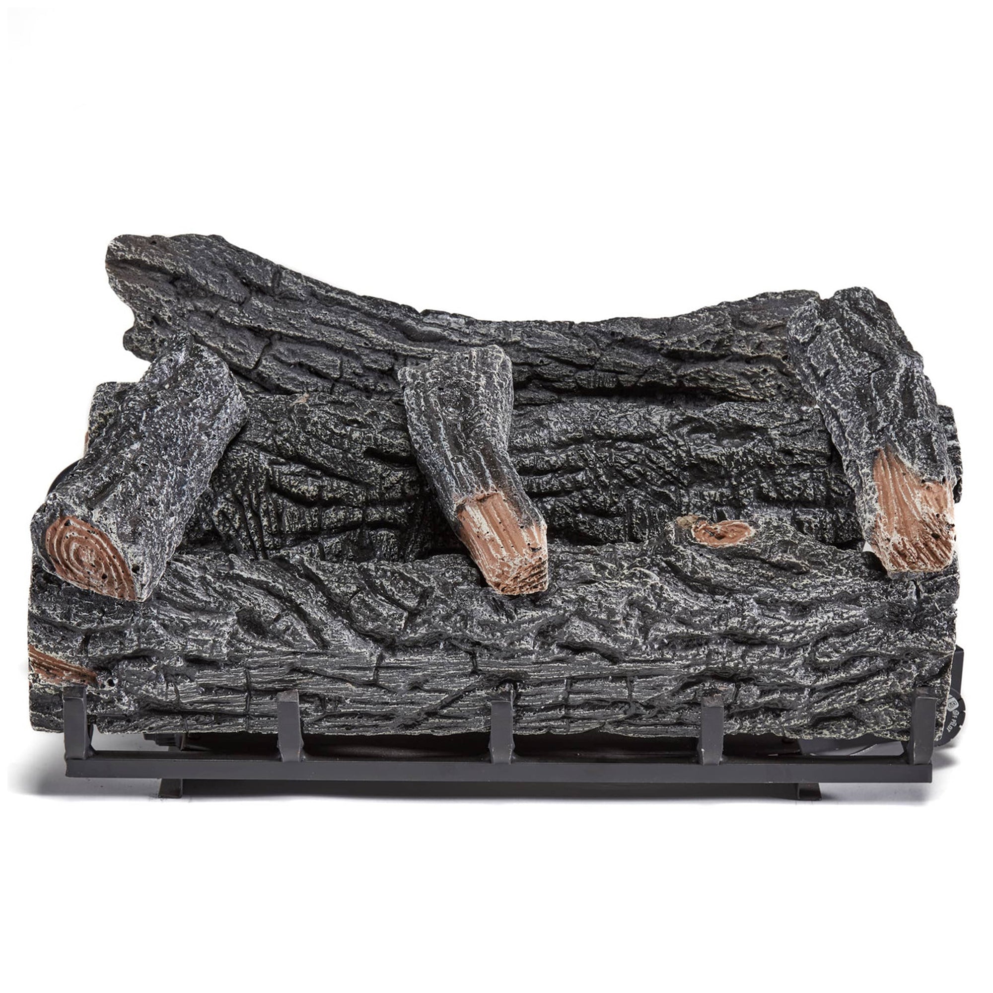 Duluth Forge 22" 32,000 BTU Natural Gas Fireplace Log Set, Winter Oak (Open Box) - VMInnovations