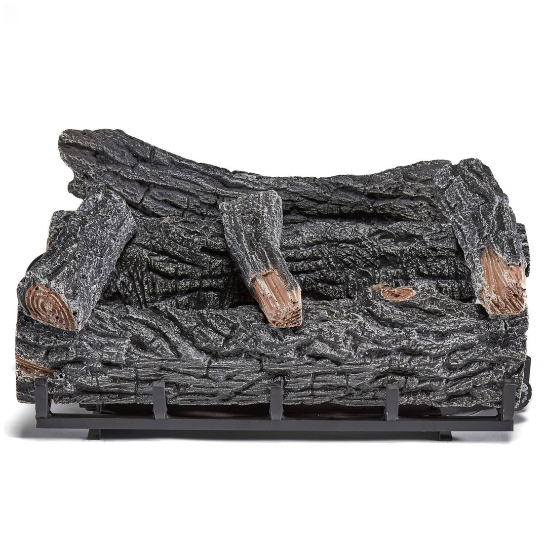 Duluth Forge 22" 32,000 BTU Natural Gas Fireplace Log Set, Winter Oak (Used) - VMInnovations