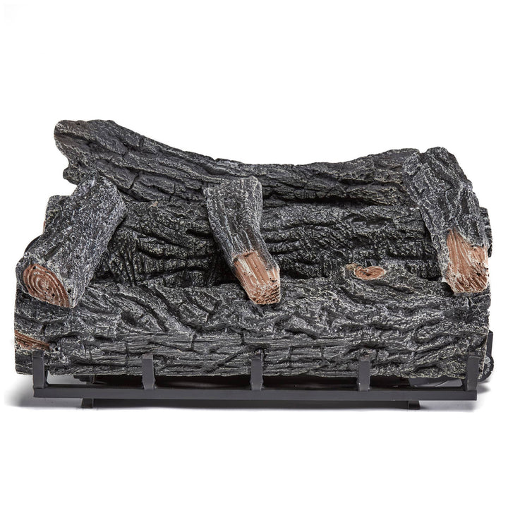 Duluth Forge 22" 32,000 BTU Natural Gas Fireplace Log Set, Winter Oak (Used) - VMInnovations