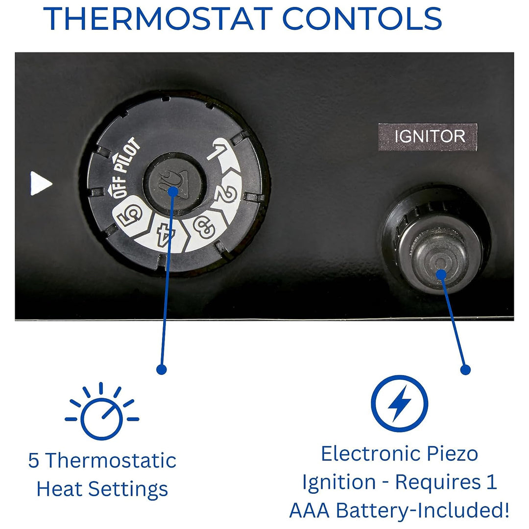 Duluth Forge 22" 32,000 BTU Natural Gas Fireplace Log Set, Winter Oak (Used) - VMInnovations