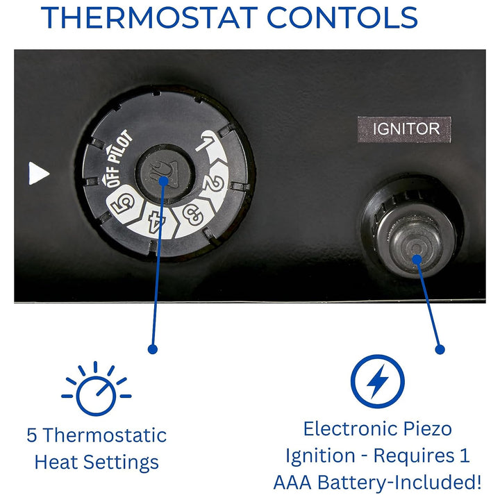Duluth Forge 22" 32,000 BTU Natural Gas Fireplace Log Set, Winter Oak (Used) - VMInnovations