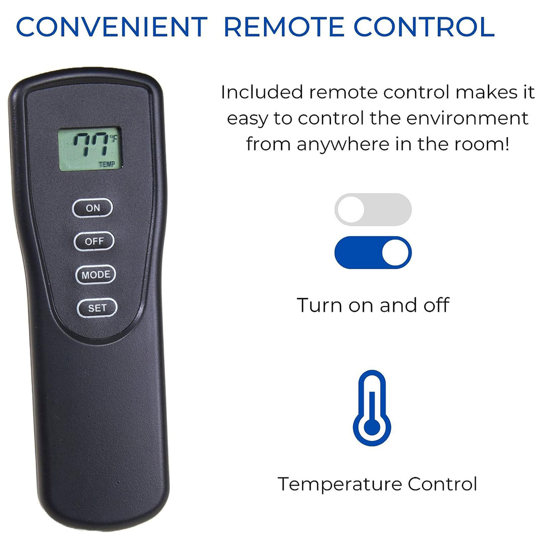 Duluth Forge 18 Inch Dual Fuel Gas Log Set with Remote, Stacked Red Oak (Used) - VMInnovations
