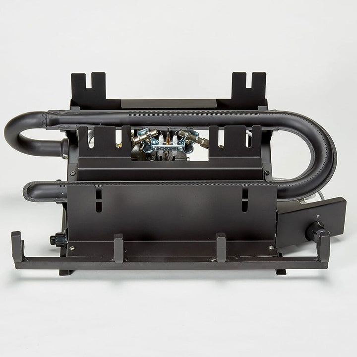 Duluth Forge 18 Inch Dual Fuel Gas Log Set with Remote, Stacked Red Oak (Used) - VMInnovations