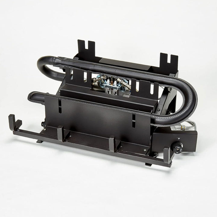 Duluth Forge 18 Inch Ventless Dual Fuel Gas Log Set with Remote, Stacked Red Oak - VMInnovations