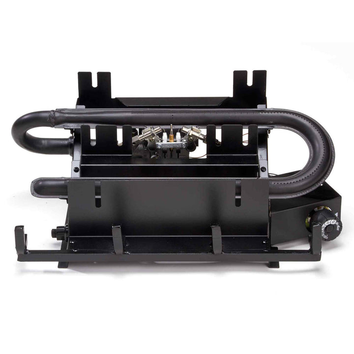 Duluth Forge 18 Inch Dual Gas Log Set w/ Thermostat, Stacked Red Oak (Open Box) - VMInnovations