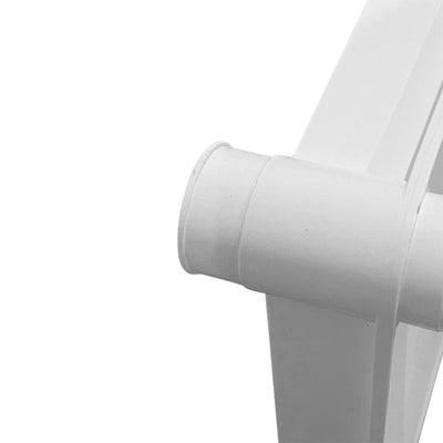 Juggernaut Storage 75.5" Plastic 5 Tier Garage/Shed Shelving Rack, White (Used) - VMInnovations