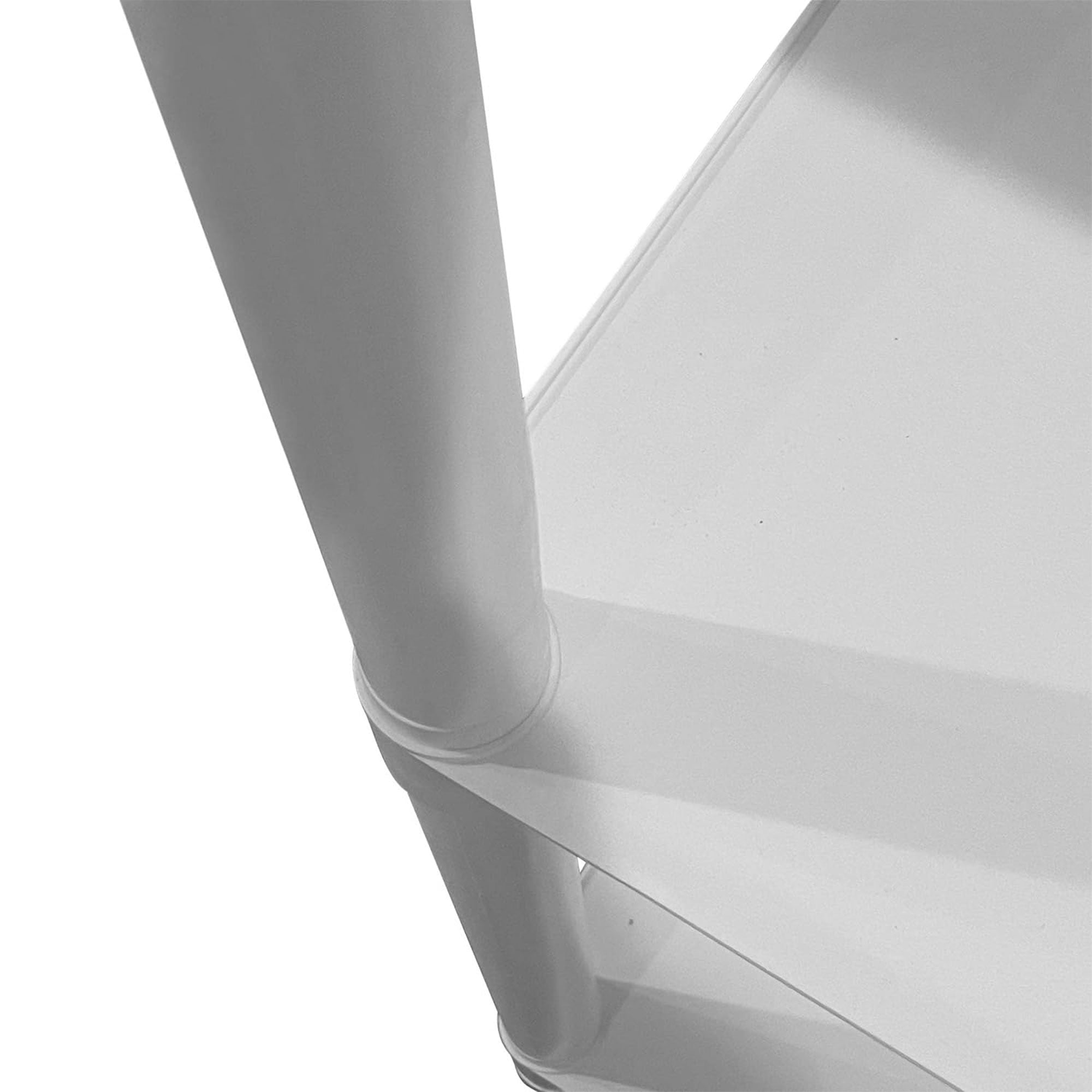 Juggernaut Storage 75.5" Plastic 5 Tier Garage/Shed Shelving Rack, White (Used) - VMInnovations