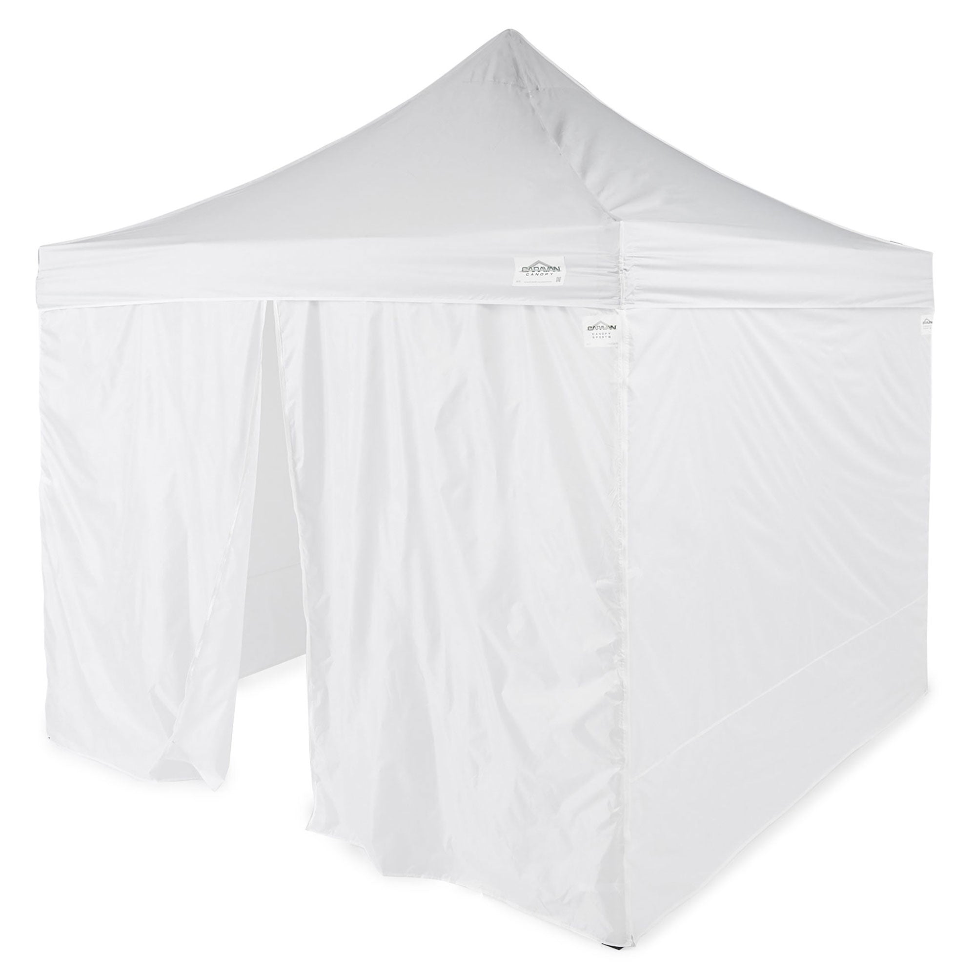 Caravan Canopy V Series Sidewalls w/V Series 2 Angled Leg Canopy & 4 6lb. Plates