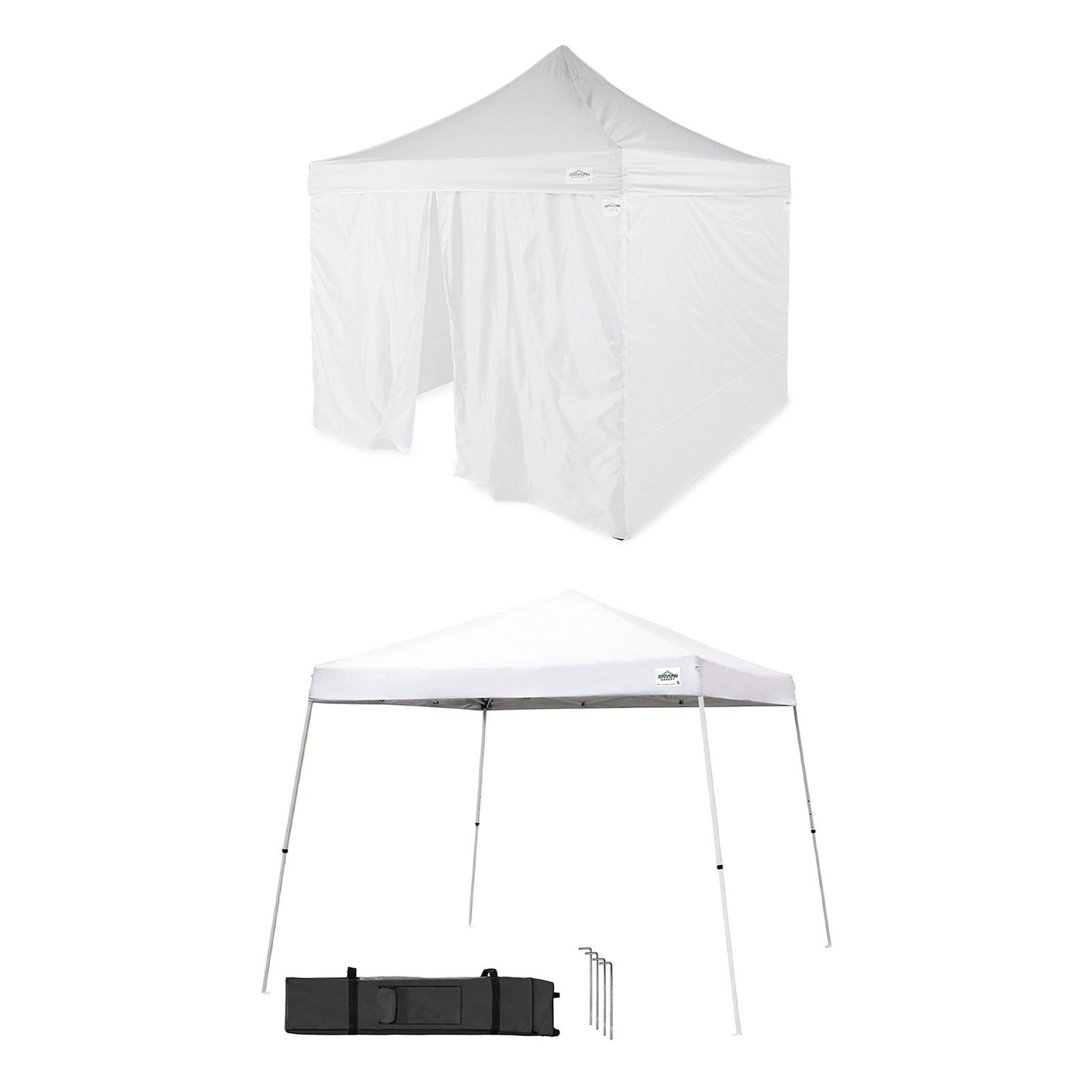 Caravan Canopy V Series 2 Slant Leg Sidewall Kit with 12x12 Instant Canopy Kit - VMInnovations