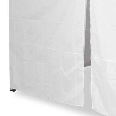 Caravan Canopy V Series Sidewalls & Straight Pop-Up Leg Tent w/Set of 4 Weights - VMInnovations