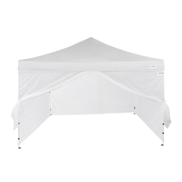 Caravan Canopy Straight Leg Instant Canopy and Sidewalls w/Set of 4 Weights