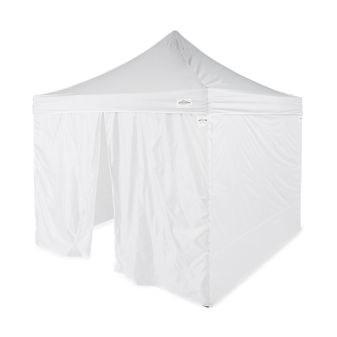 Caravan Canopy Sidewalls w/TitanShade 10x10' Instant Canopy Kit  & 4 6lb. Plates - VMInnovations