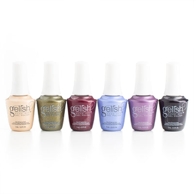 Gelish Mini Holiday 2023 On My Wish List Nail Polish Bottle Manicure Set, 6 Pack - VMInnovations
