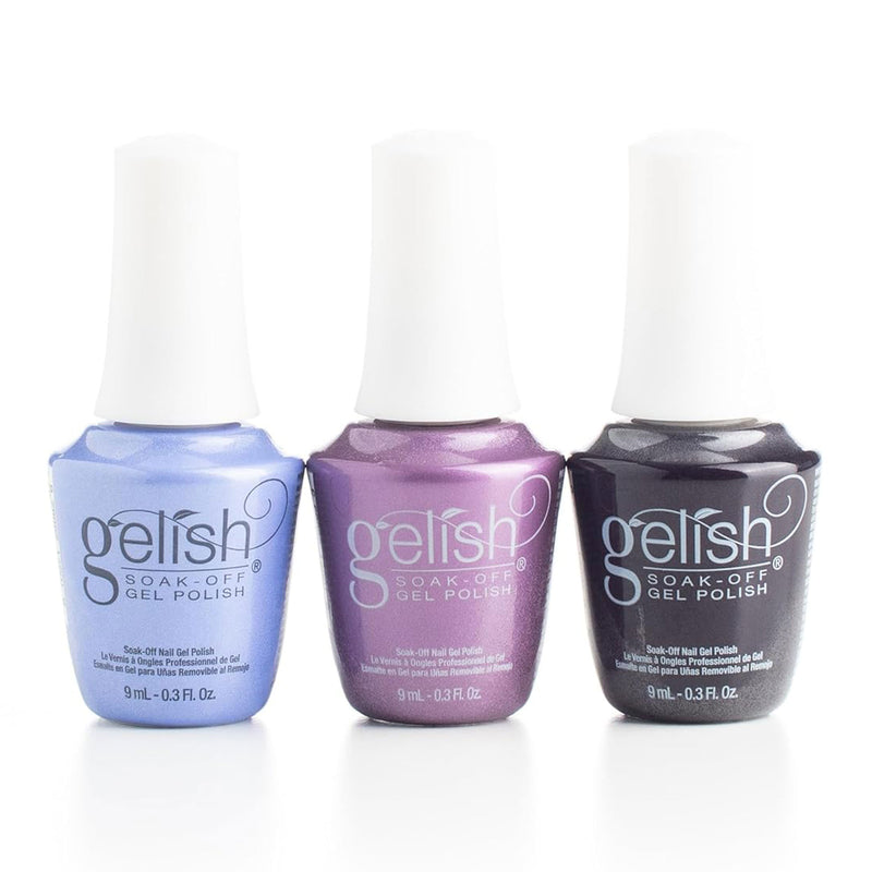 Gelish Mini Holiday 2023 On My Wish List Nail Polish Bottle Manicure Set, 3 Pack