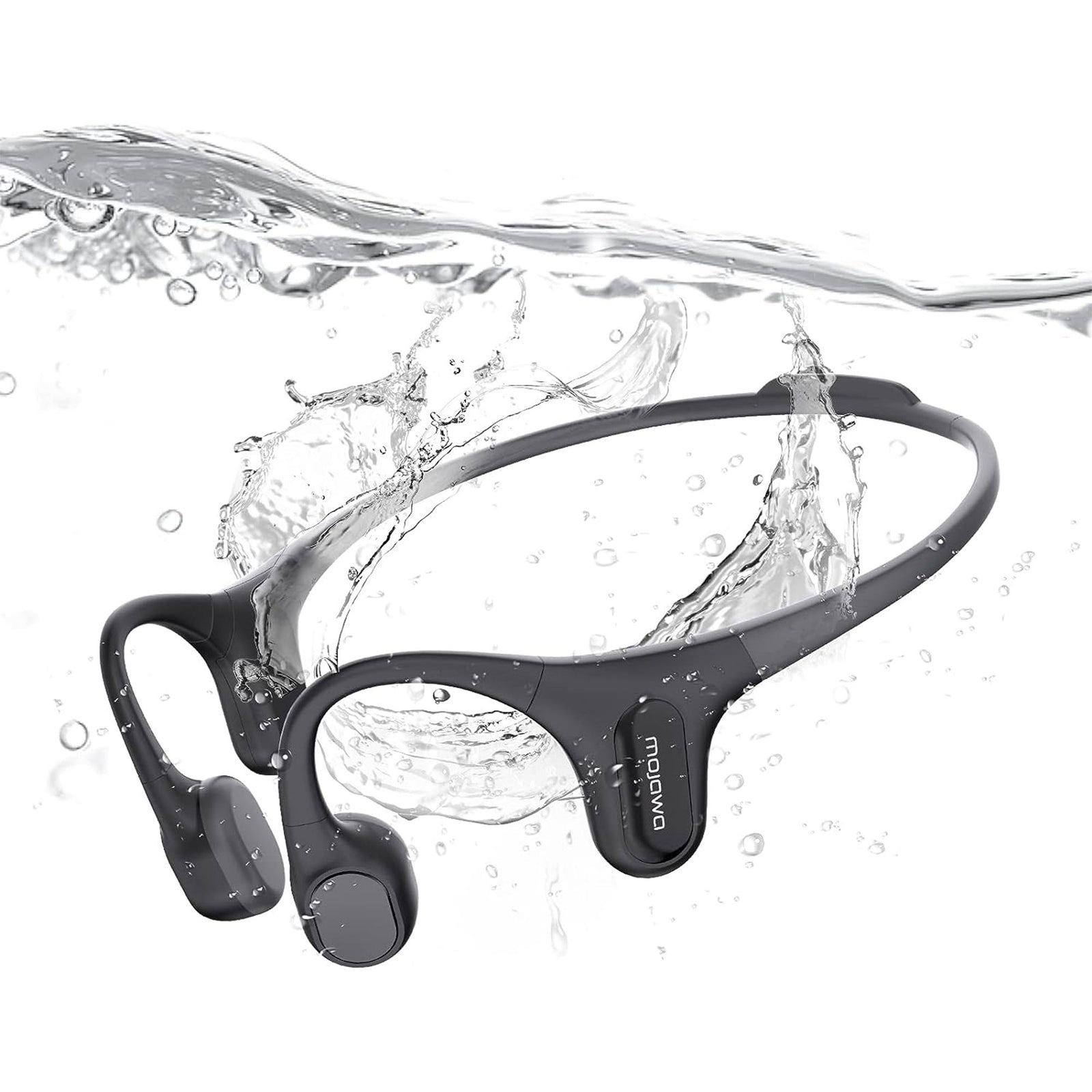 MOJAWA Run Plus Sports Headphones w/Bluetooth & Voice Assistant, Black (Used) - VMInnovations