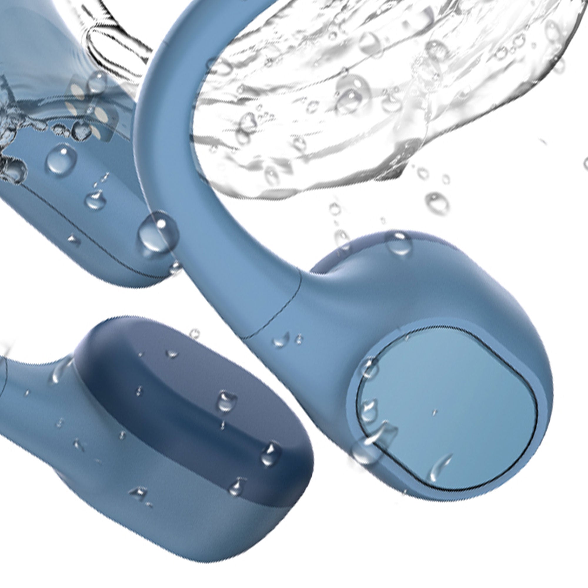 MOJAWA Run Plus 32 GB Headphones w/Bluetooth and Voice Assistant, Blue(Open Box) - VMInnovations
