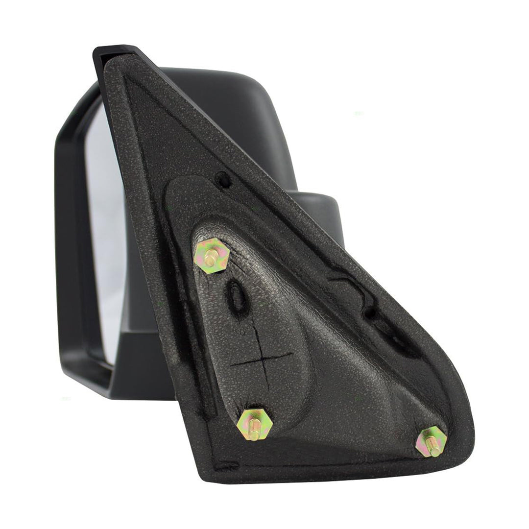 Brock Manual Left Side View Mirror for 07-17 Jeep Patriot,Black (Open Box) - VMInnovations