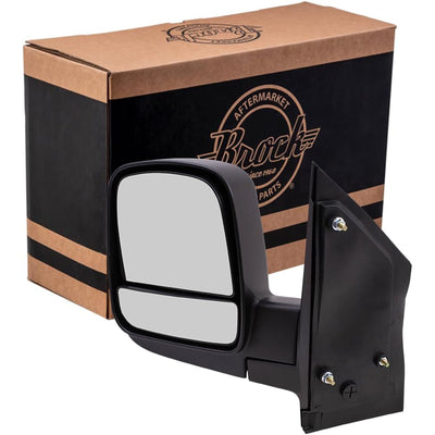 Brock Driver's Side Manual Mirror for Chevrolet Express and GMC Savana 08 to 22 - VMInnovations
