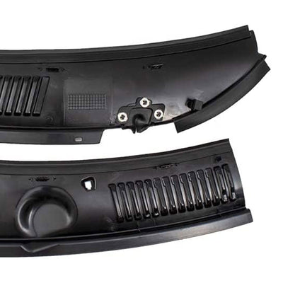 Brock 2Pc Cowl Grille Assembly Replacement for 99-04 Ford Mustang, Black (Used) - VMInnovations