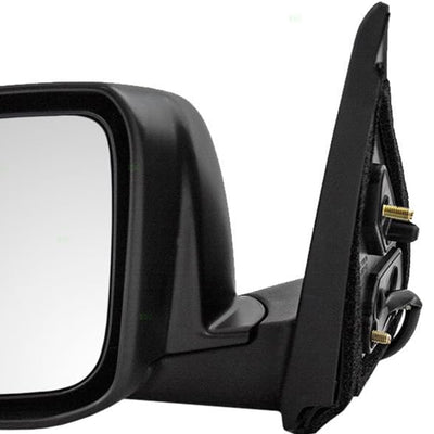 Brock Driver's Side View Power Mirror for Nissan Rogue 2008 to 2013, Black