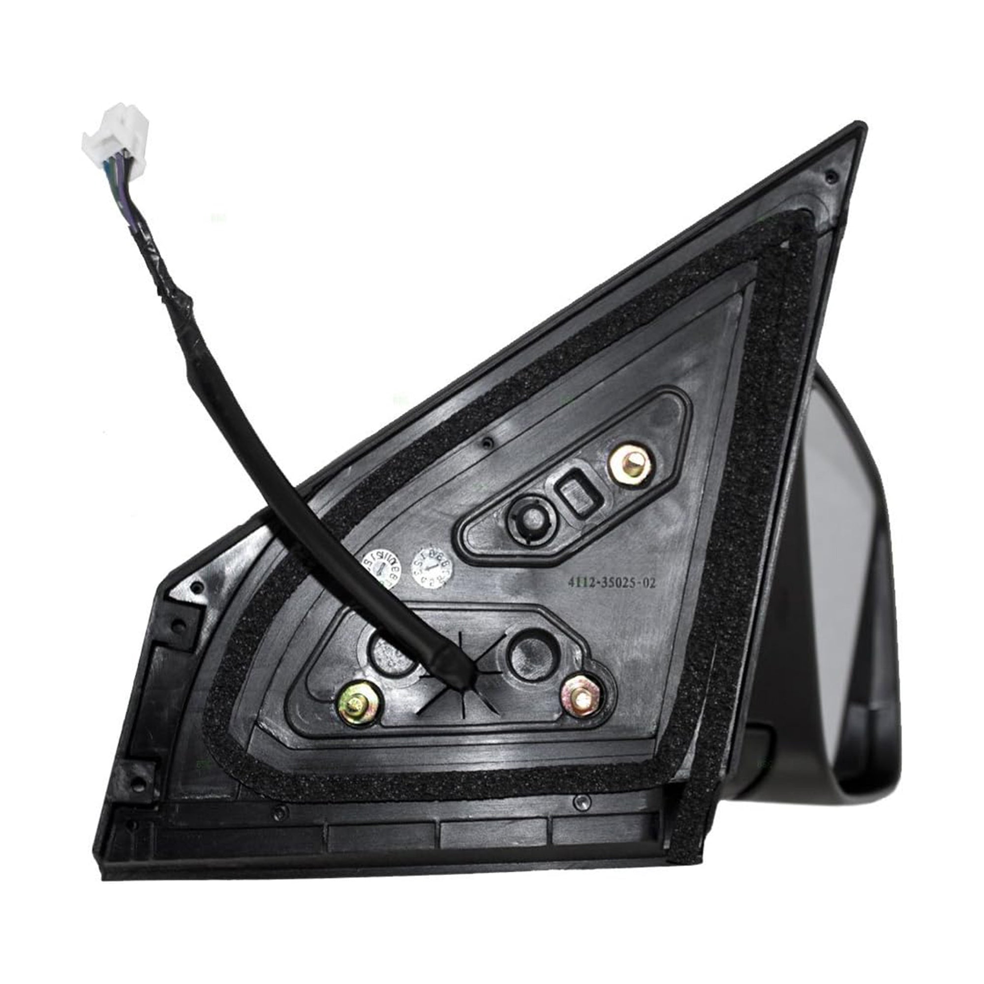 Brock Passenger's Side View Power Mirror for Nissan Rogue 2008 to 2013, Black