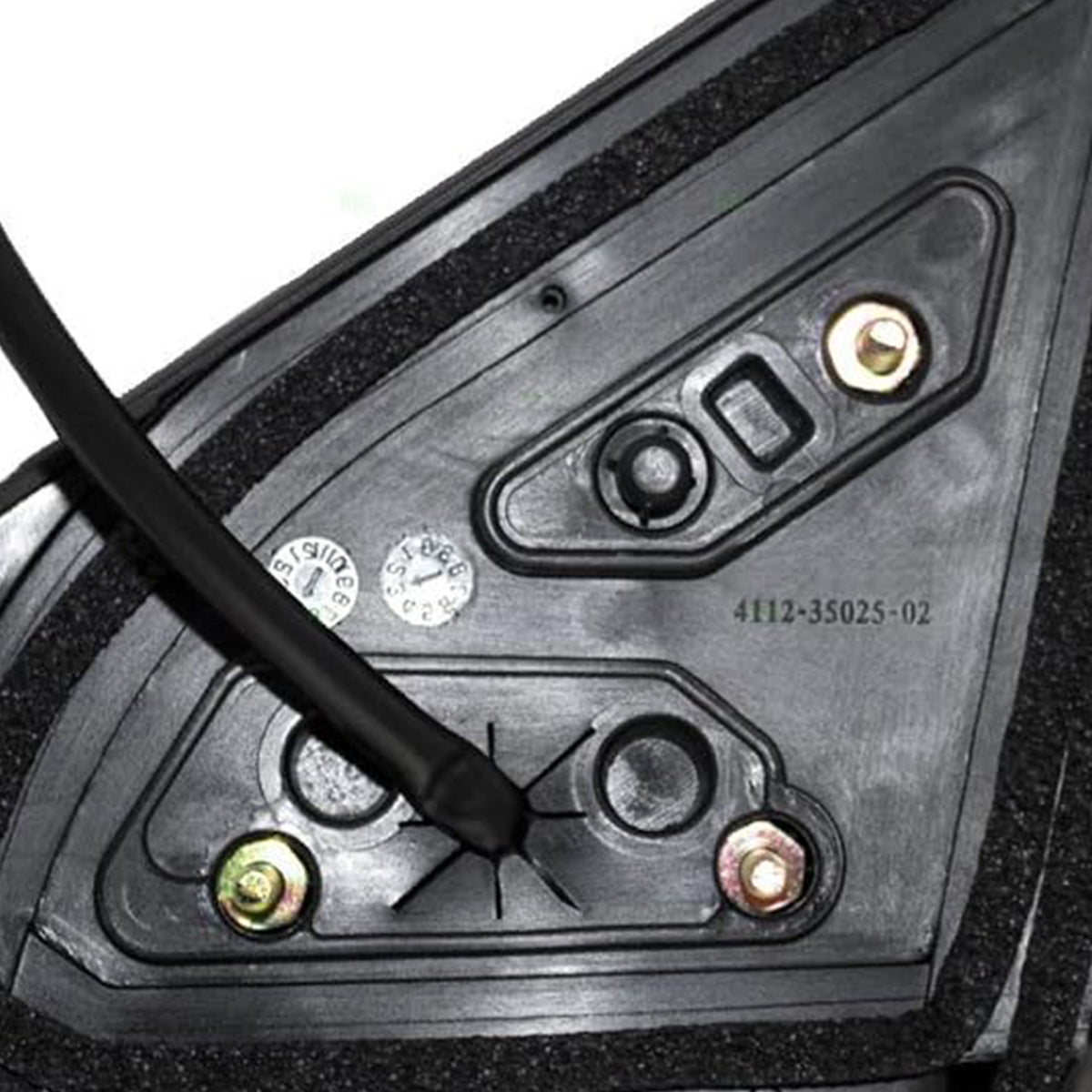 Brock Passenger's Side View Power Mirror for Nissan Rogue 2008 to 2013, Black