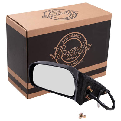 Brock Driver's Side Replacement Power Mirror for Toyota Camry 97 to 01, Black