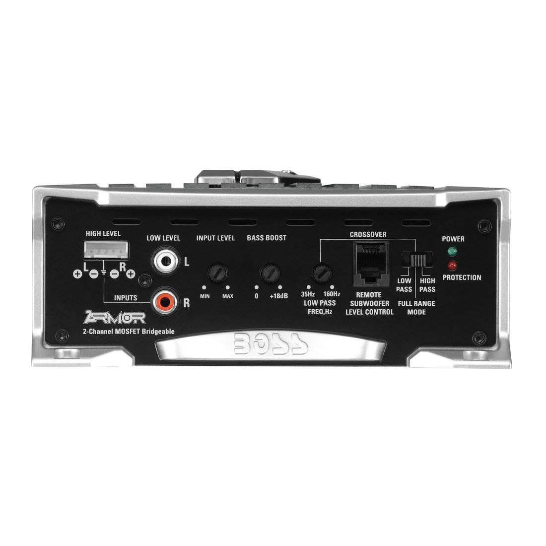 Boss Audio AR1200.2 1200 Watt 2-Channel Car Audio Amplifier Amp and Level Remote