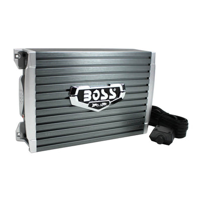Boss Audio 1500 Watt Power Car Amplifier with Remote and Installation Wiring Kit
