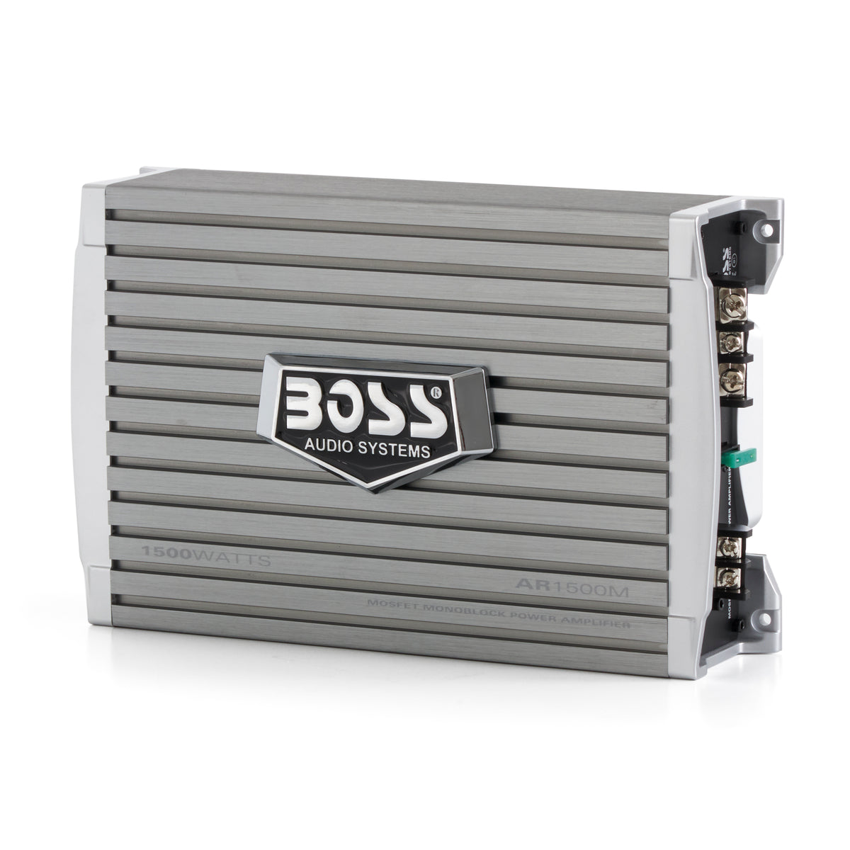 Boss Audio 1500 Watt Mono A/B MOSFET Power Car Amplifier + Remote (Open Box)