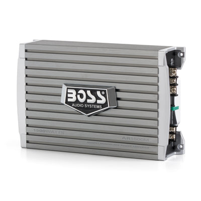 Boss Audio 1500 Watt Mono A/B MOSFET Power Car Amp + Remote | AR1500M (4 Pack)