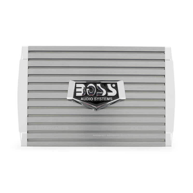 Boss Audio AR1500M Armor 1500 Watt Mono A/B MOSFET Power Car Amplifier & Remote