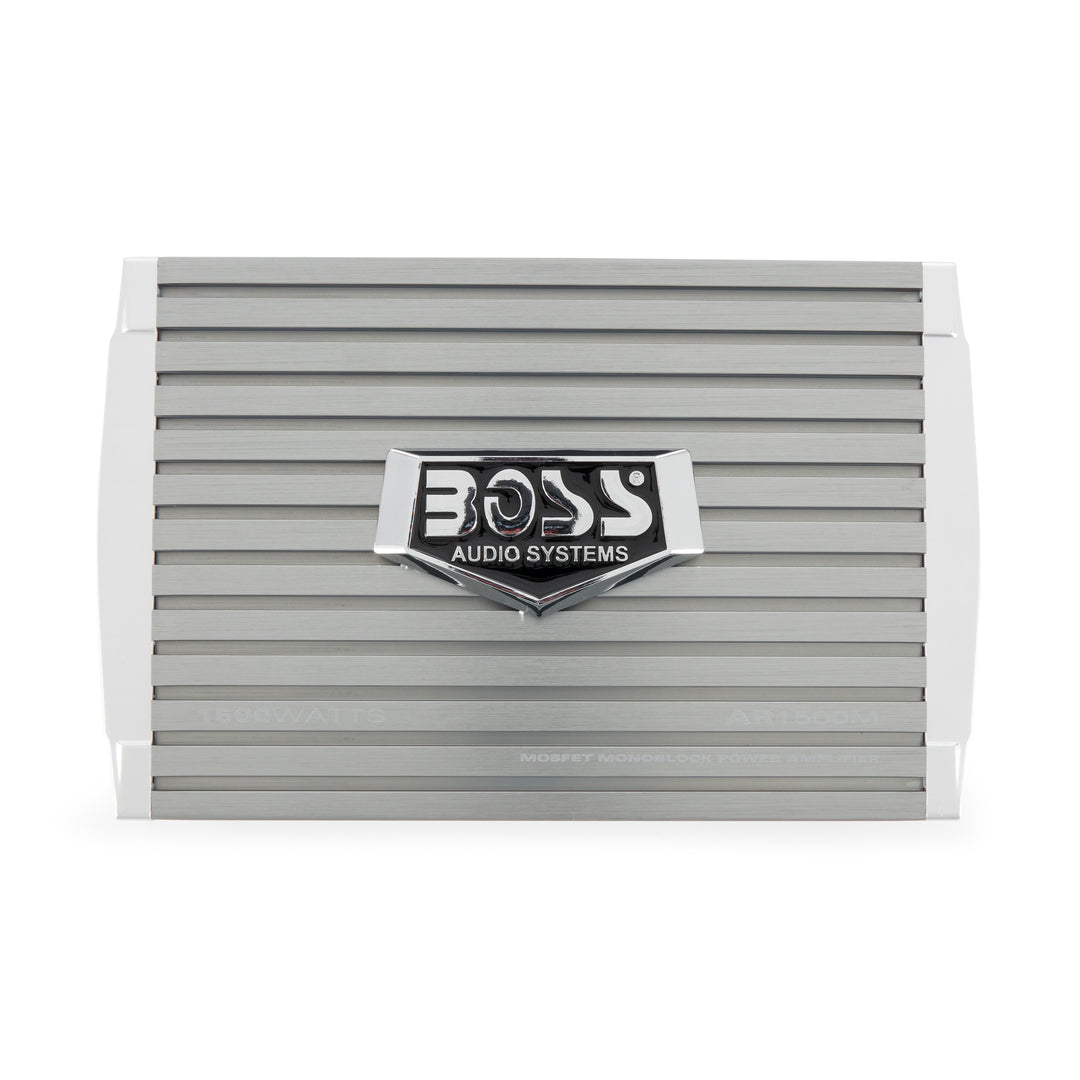 Boss Audio 1500 Watt Mono A/B MOSFET Power Car Amp + Remote | AR1500M (4 Pack)