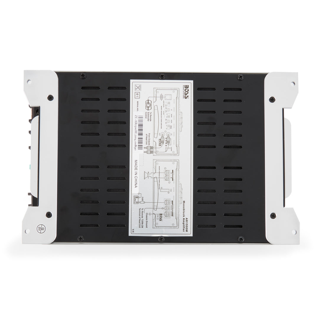 Boss Audio 1500 Watt Mono A/B MOSFET Power Car Amp + Remote | AR1500M (4 Pack)