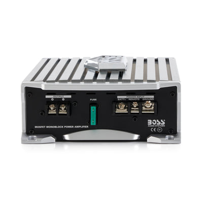 Boss Audio AR1500M 1500W Mono A/B MOSFET Power Car Amplifier + Remote (2 Pack)