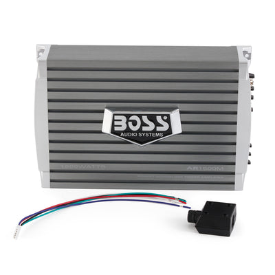 Boss Audio 1500 Watt Mono A/B MOSFET Power Car Amplifier + Remote (Open Box)
