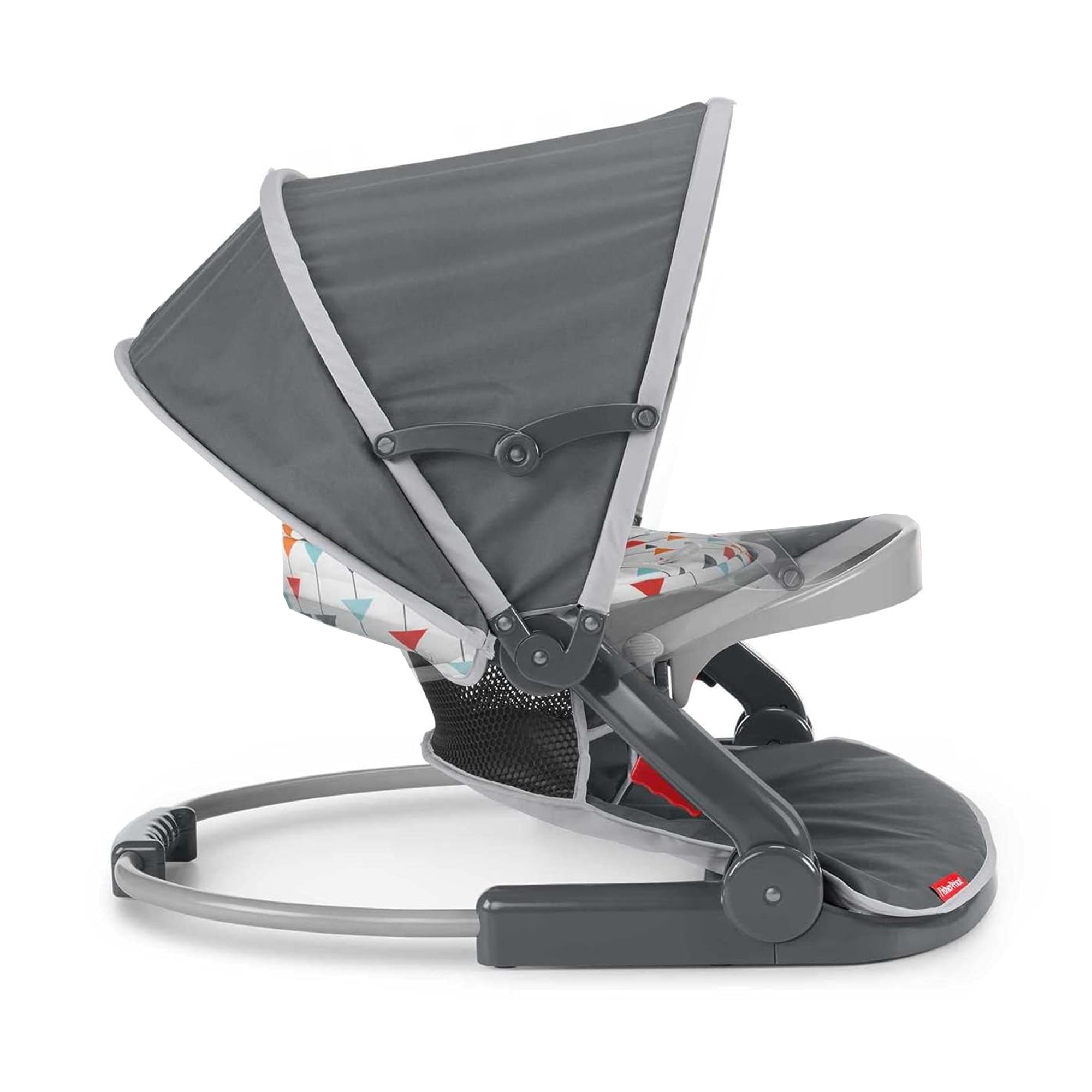 Fisher-Price Foldable Baby Travel Chair On The Go Sit Me Up Floor Seat w/Canopy - VMInnovations