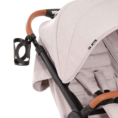 hauck Uptown Deluxe Folding Stroller w/Cup Holder and Canopy,Beige (Open Box) - VMInnovations