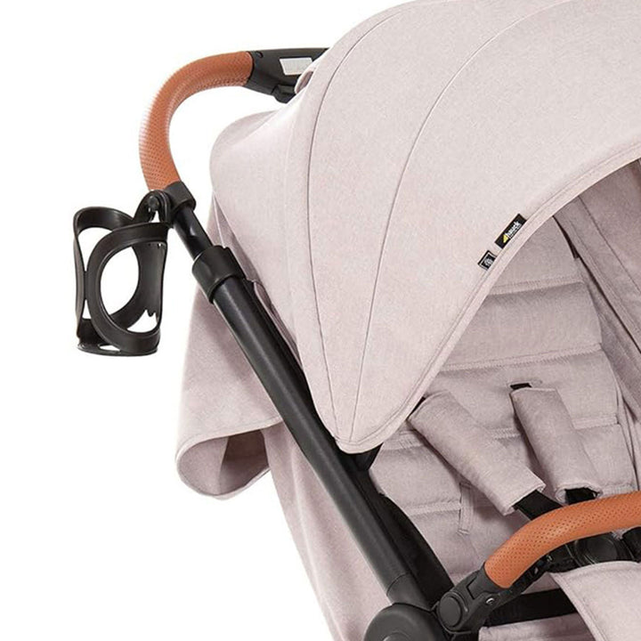 hauck Uptown Deluxe Folding Stroller w/Cup Holder and Canopy,Beige (Open Box) - VMInnovations