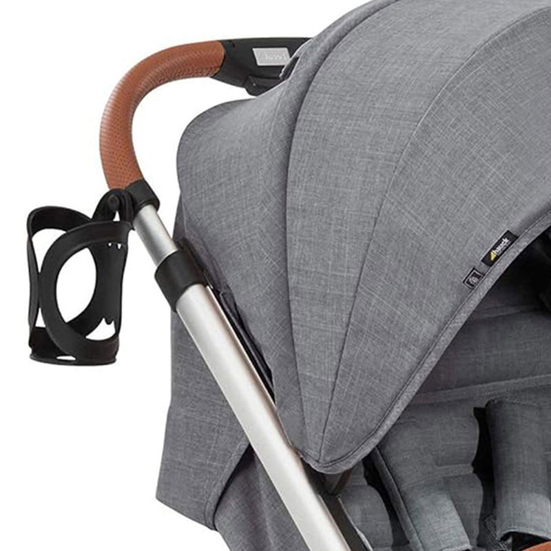 hauck Uptown Deluxe Folding Stroller with Cup Holder & Canopy,Melange Grey(Used)