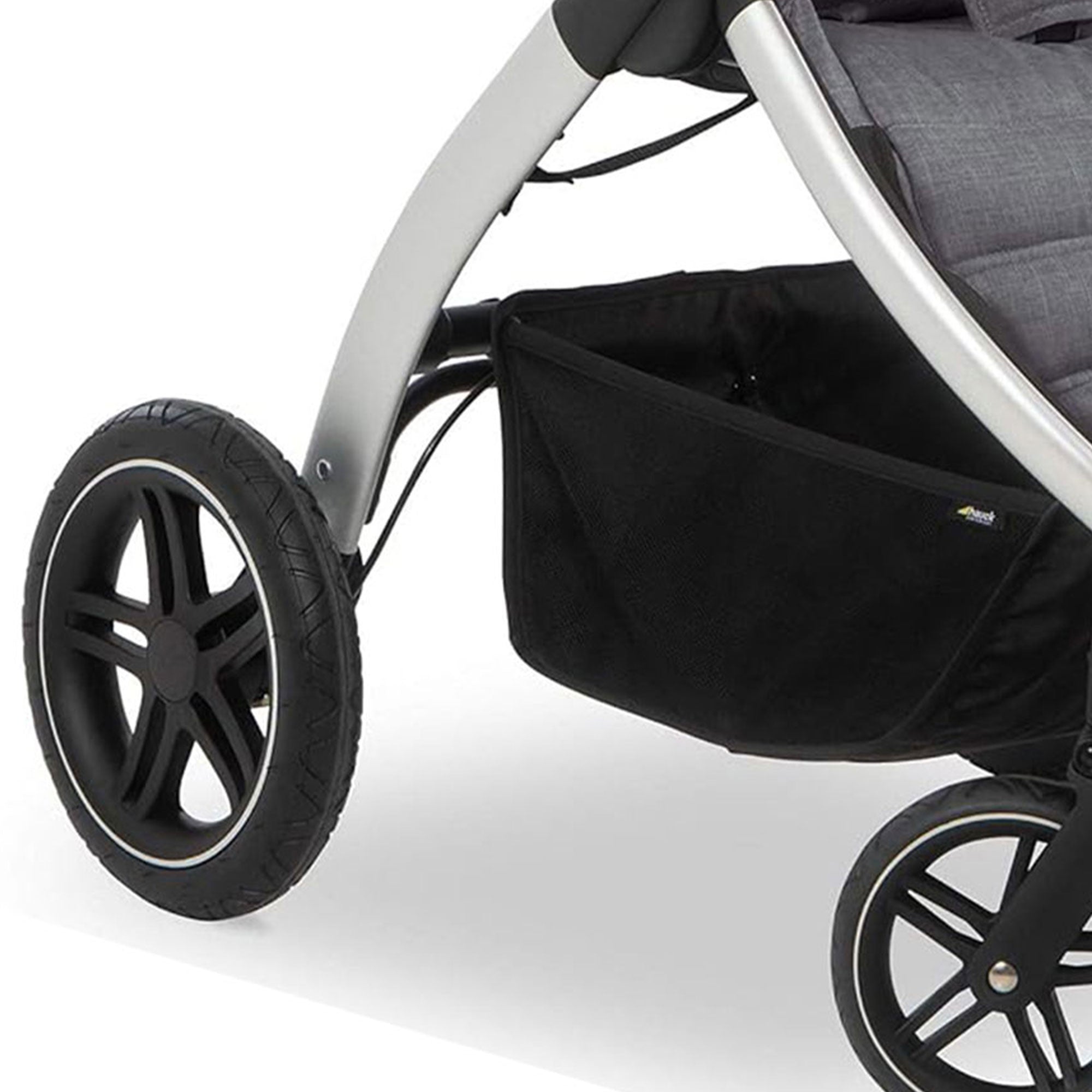 hauck Uptown Deluxe Folding Stroller with Cup Holder and Canopy, Melange Grey - VMInnovations